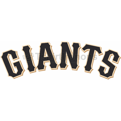 San Francisco Giants T-shirts Iron On Transfers N1903 - Click Image to Close